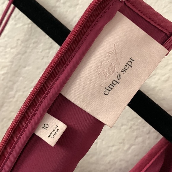 Cinq a Sept Orchid Halter Yael Dress - Picture 12 of 16